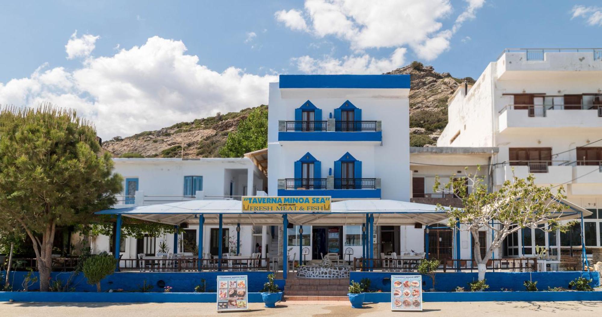 Minoa Sea Rooms Tsoútsouros المظهر الخارجي الصورة